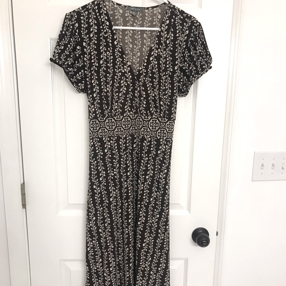 Floral wrap dress